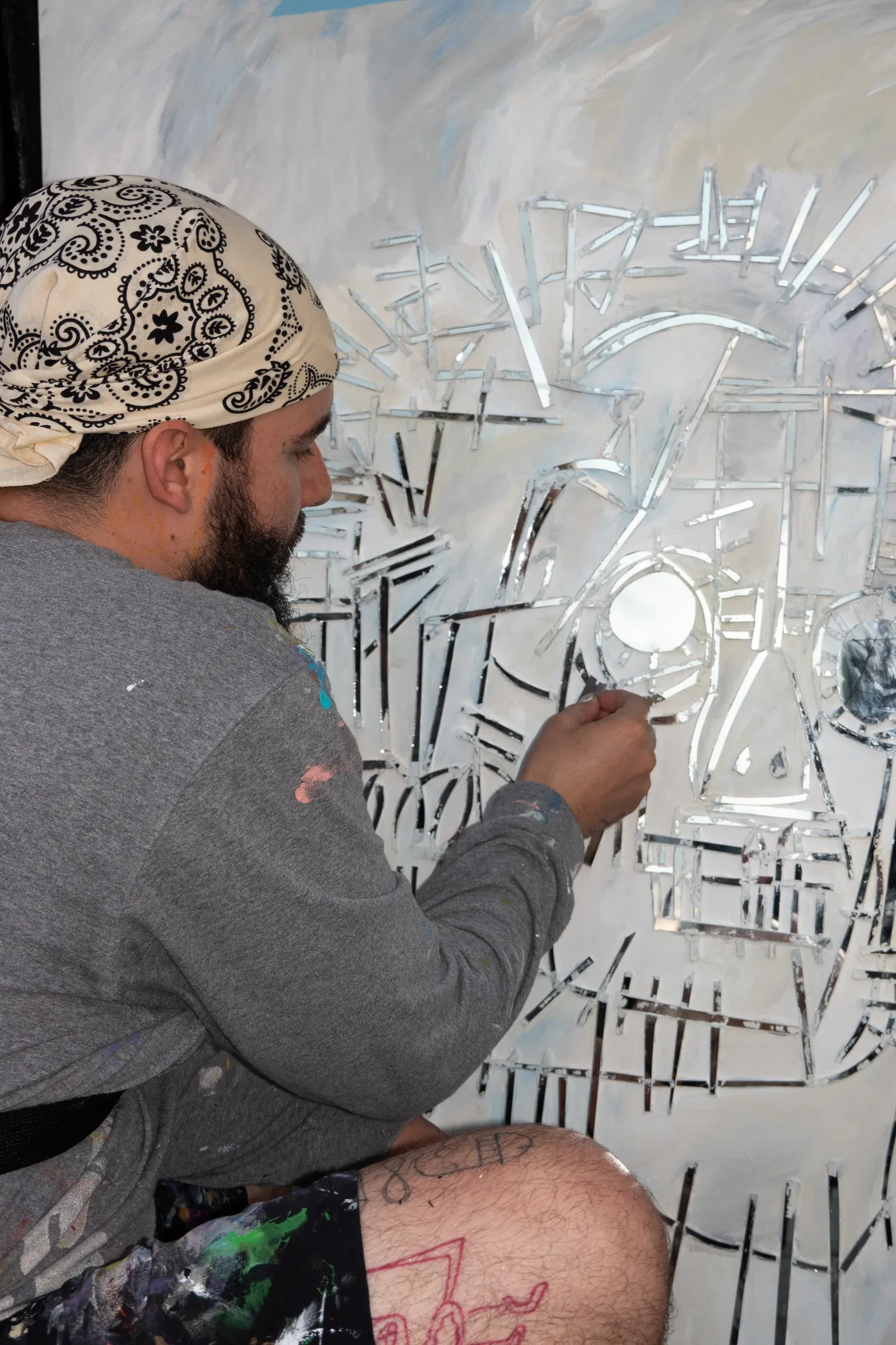 Artwork and materials gathered during Irregular's Miami trip.