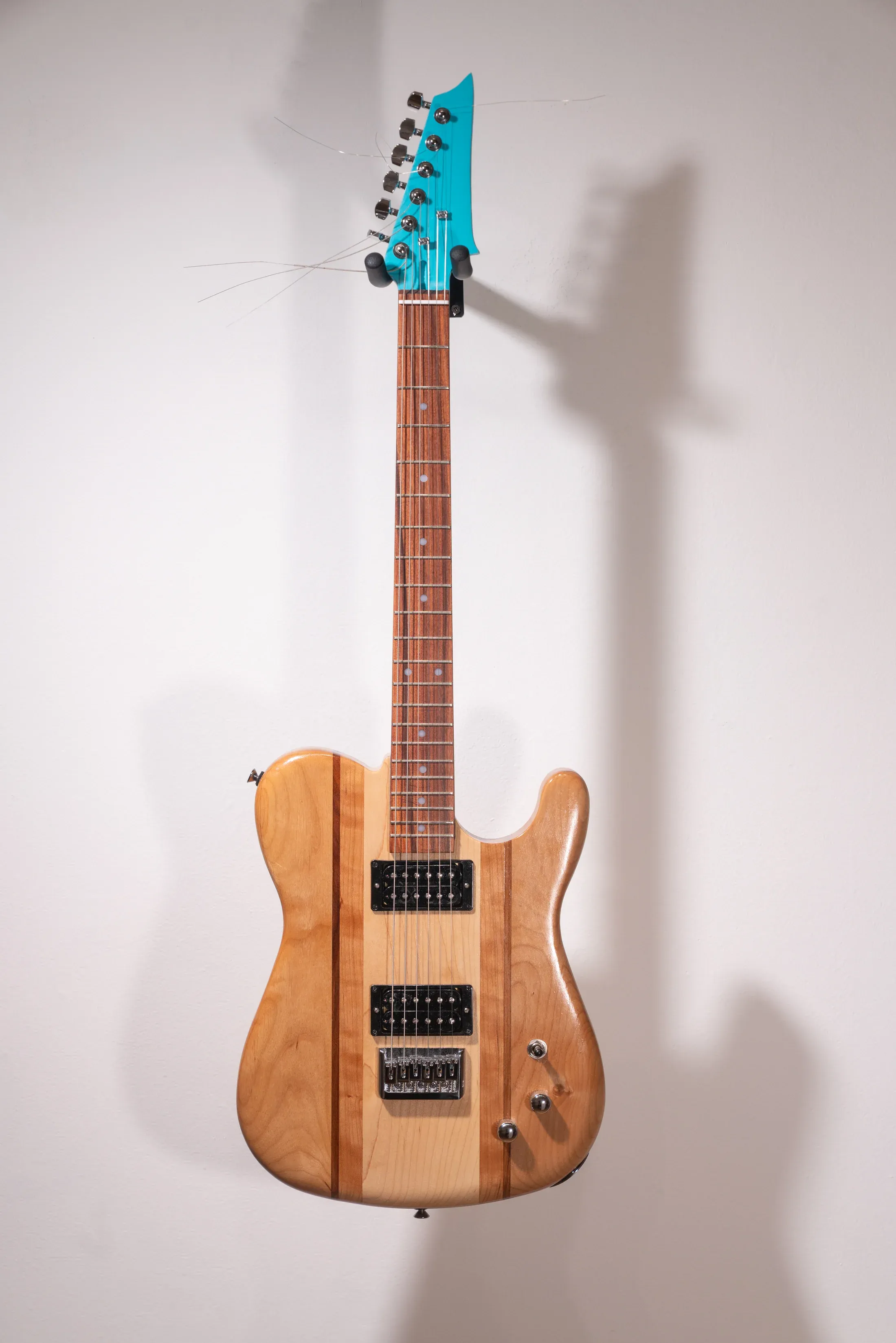A painted guitar case documented for The Art of Guitar.