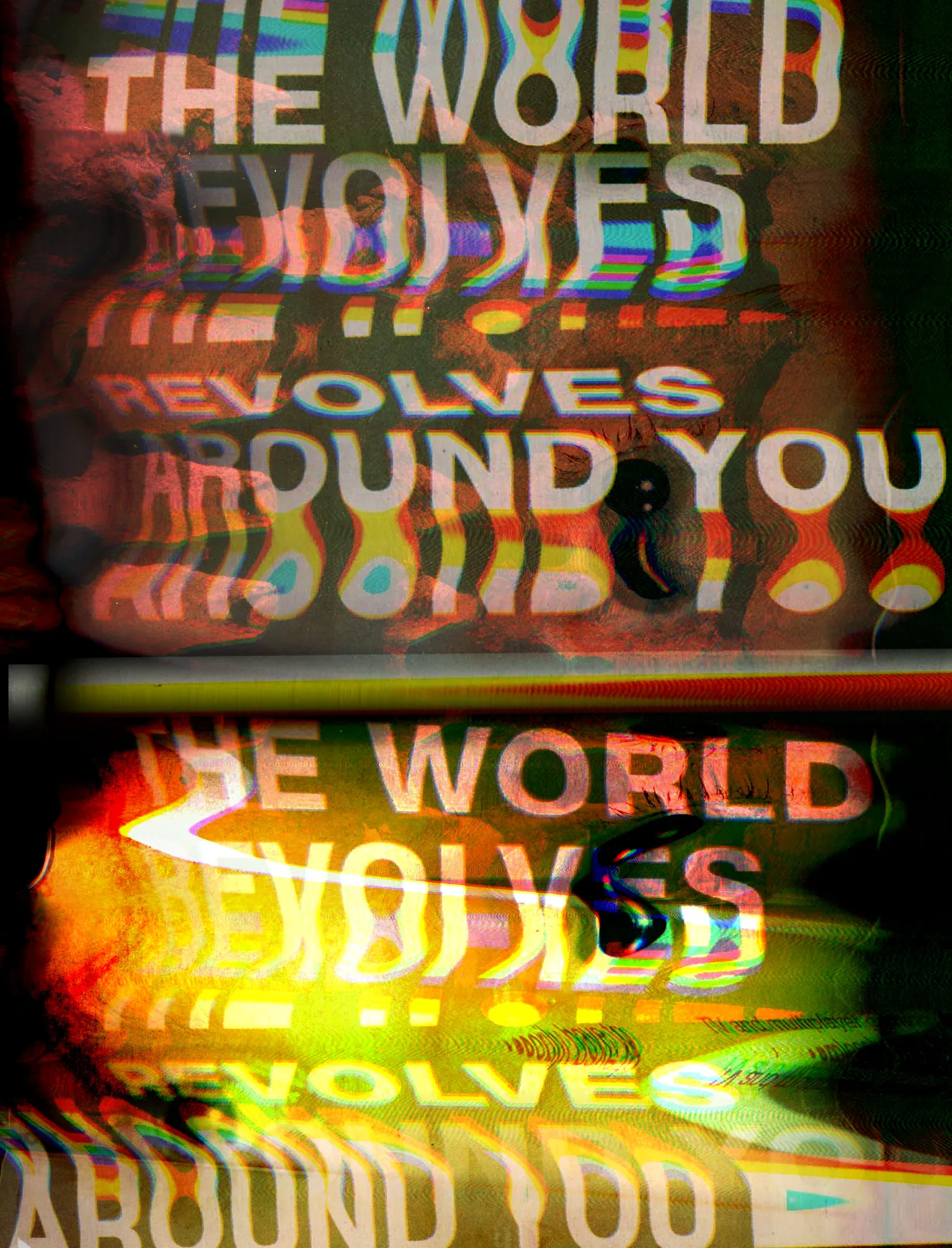 World Revolves Around You collage.