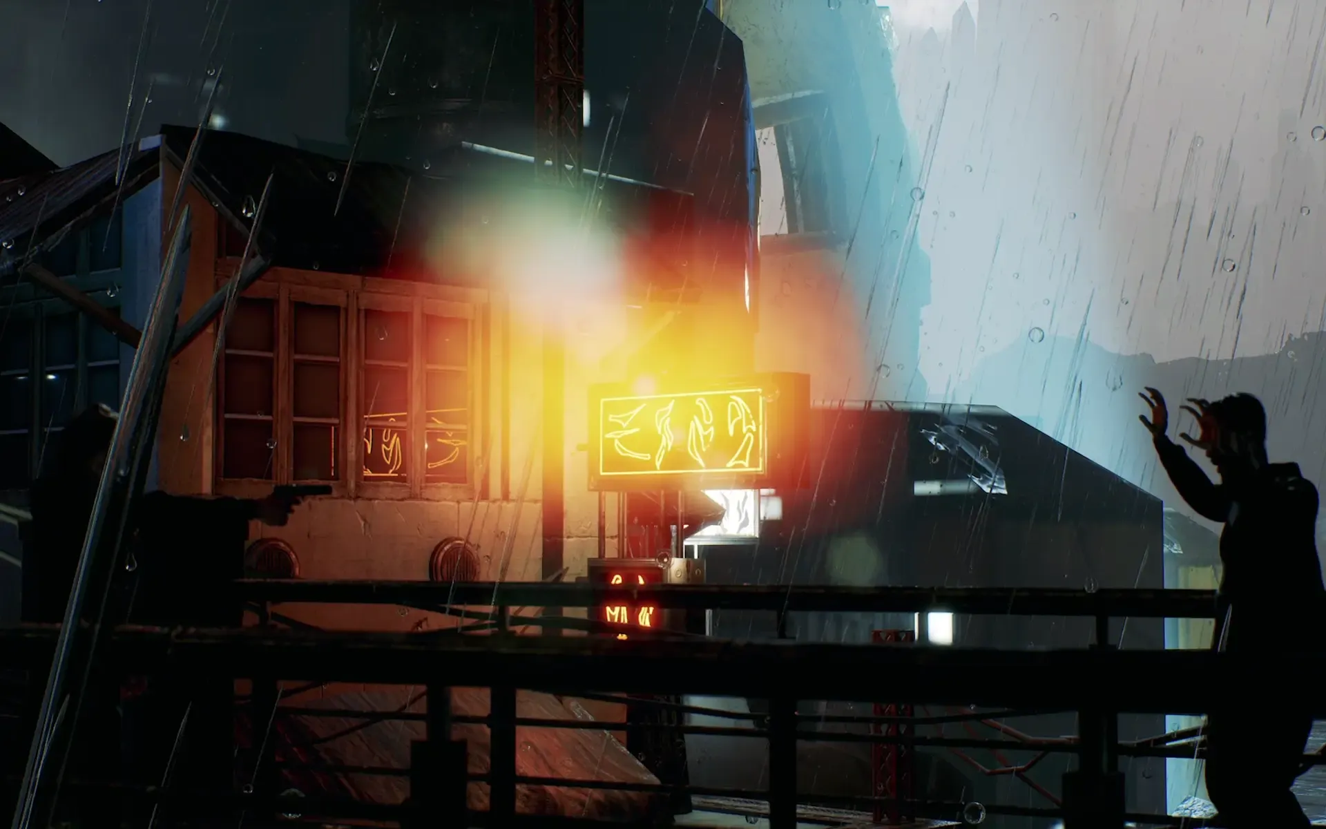 A frame from SVNNY's Lazarus showing Joshua Hoang's Unreal Engine work.